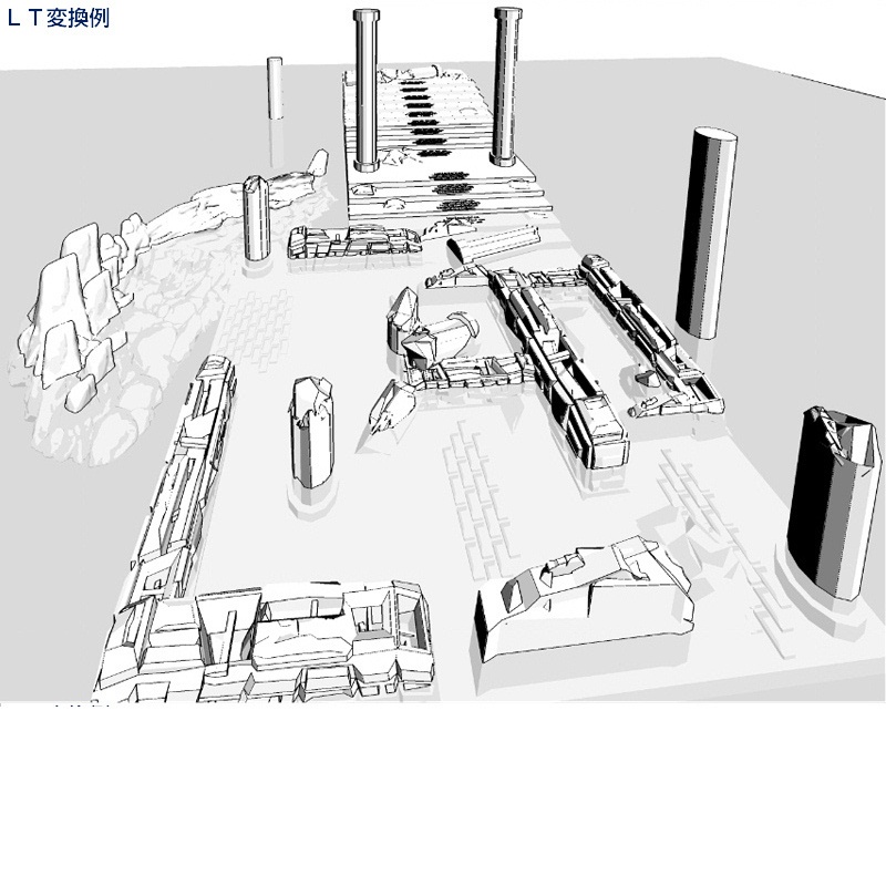 CLIP STUDIO向け 3D海辺の港埠頭メーカー cs3o/csmo