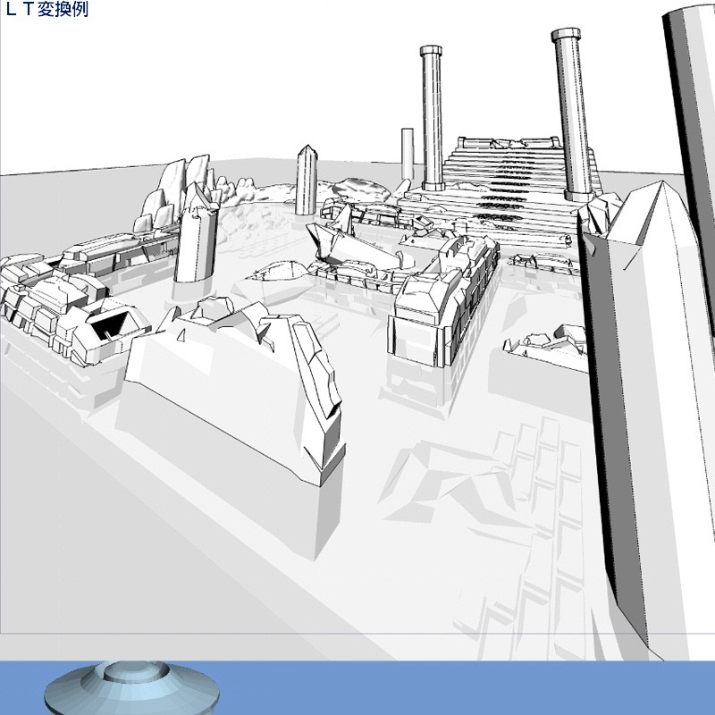 CLIP STUDIO向け 3D海辺の港埠頭メーカー cs3o/csmo