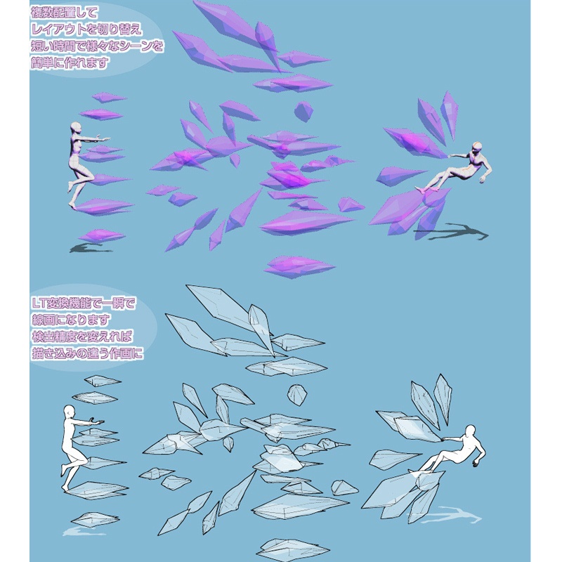 3Dマルチクリスタルメーカー cs3o/csmo