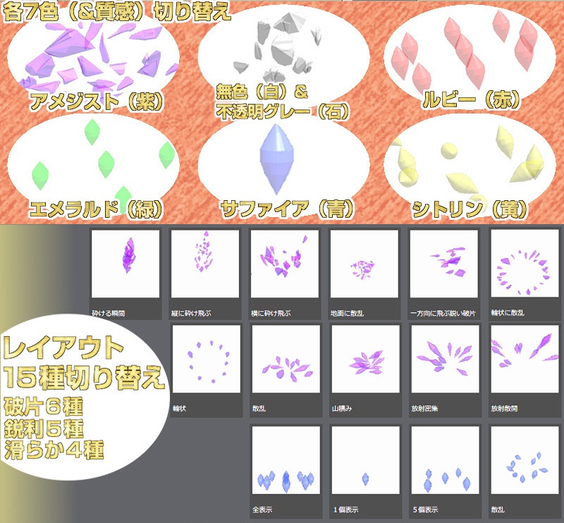 3Dマルチクリスタルメーカー cs3o/csmo