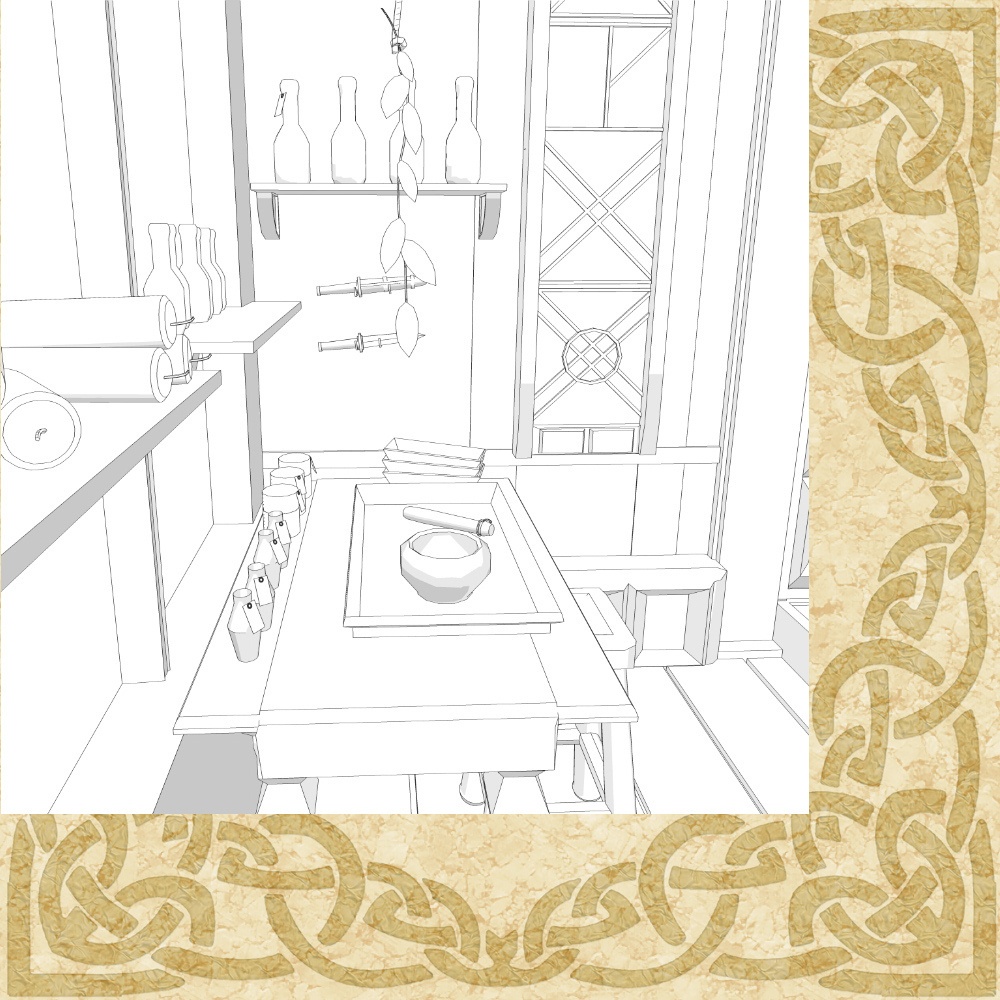 3D中世ファンタジーアイテム店 外観&内観 cs3o/fbx