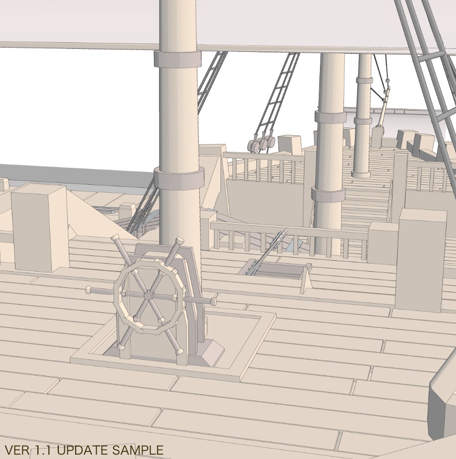 3D中世ファンタジー帆船(fbx/cs3o)