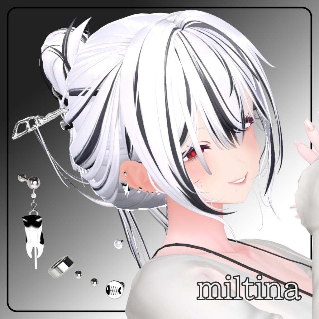 🐾Sale🐾【15アバター対応】Alter Cat ピアス【MA対応】