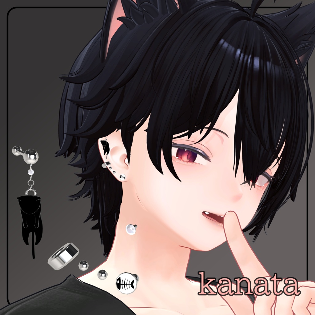 🐾Sale🐾【15アバター対応】Alter Cat ピアス【MA対応】