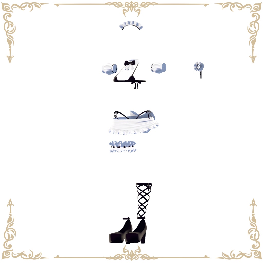 【桔梗専用】Maid bikini