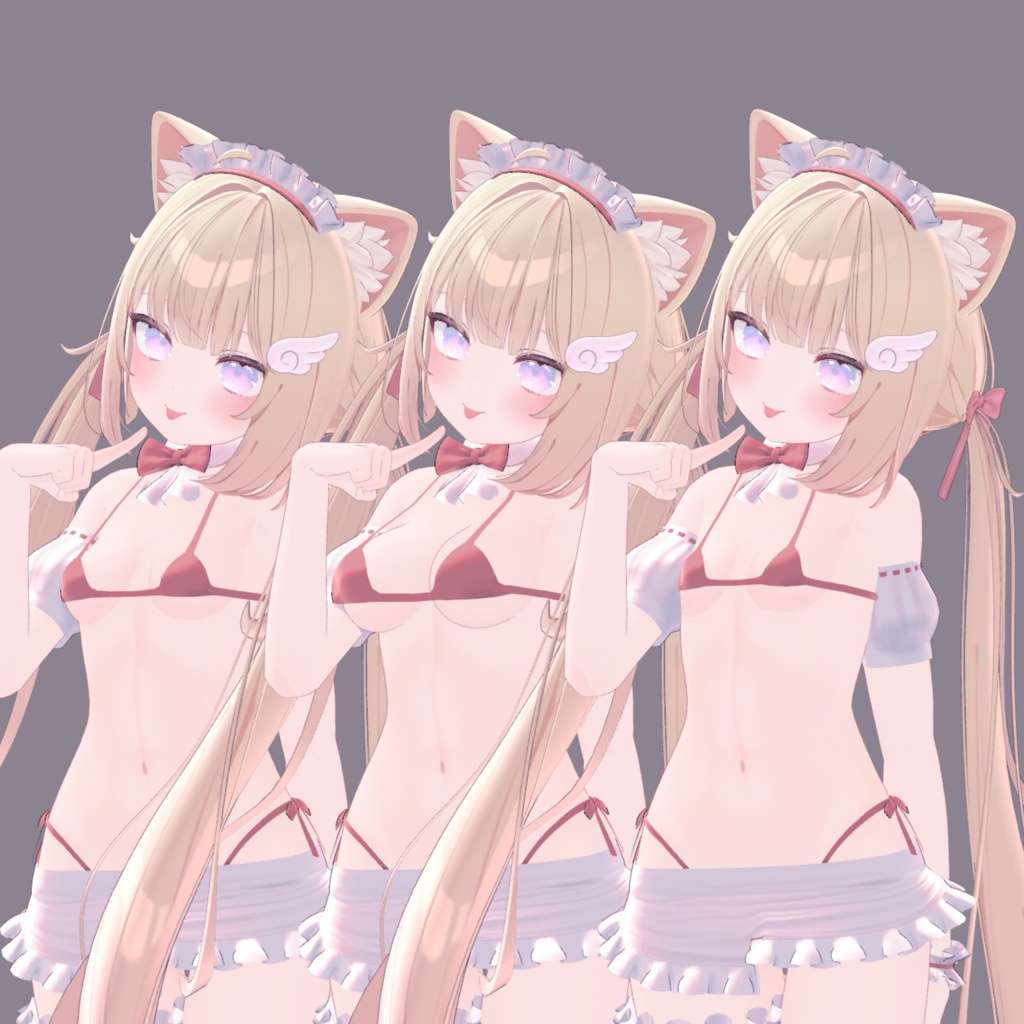 【ライム・シフォン・ショコラ対応】Maid bikini