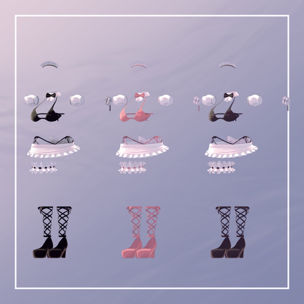 【イチゴ対応】Maid Bikini