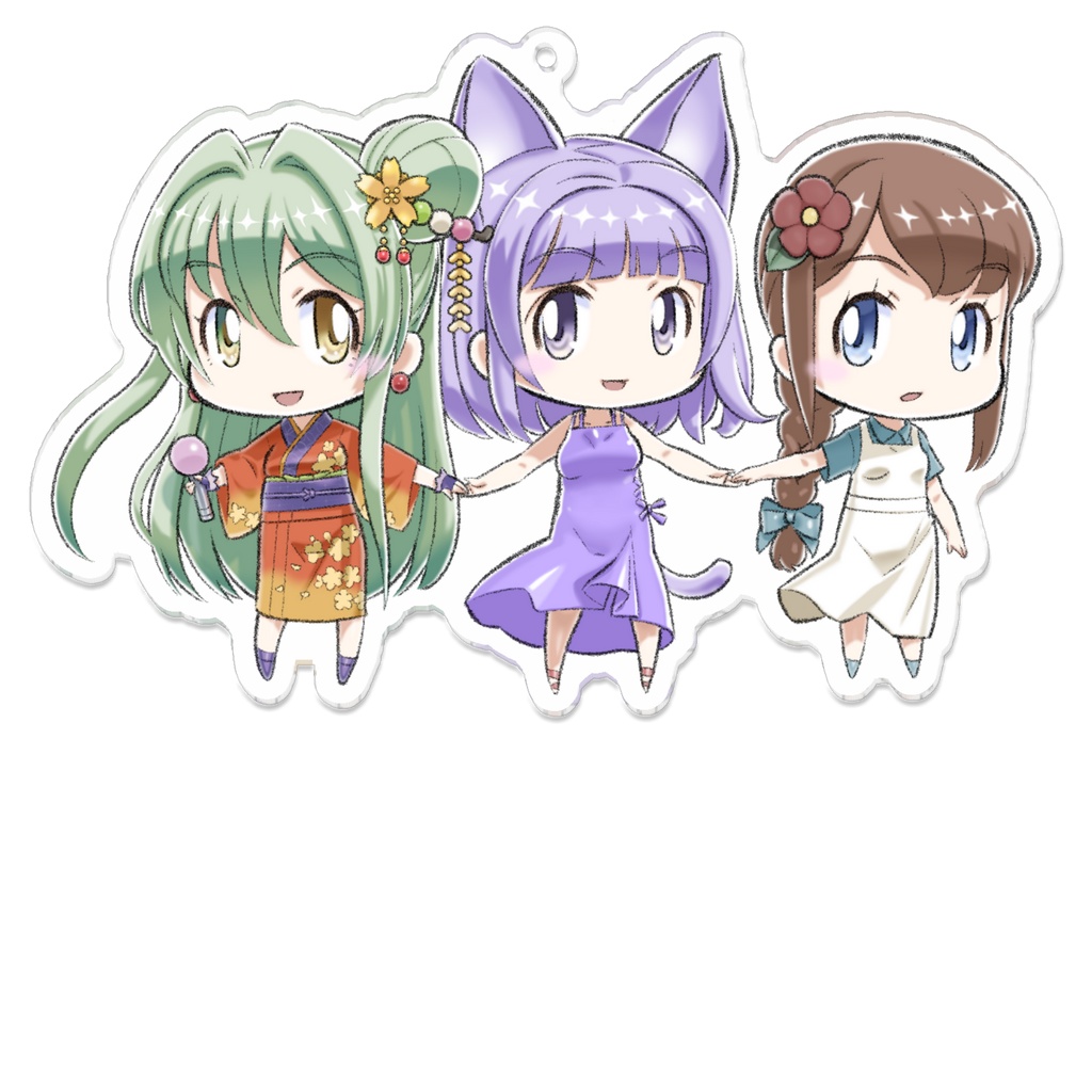 仲良し３人組・大10㎝