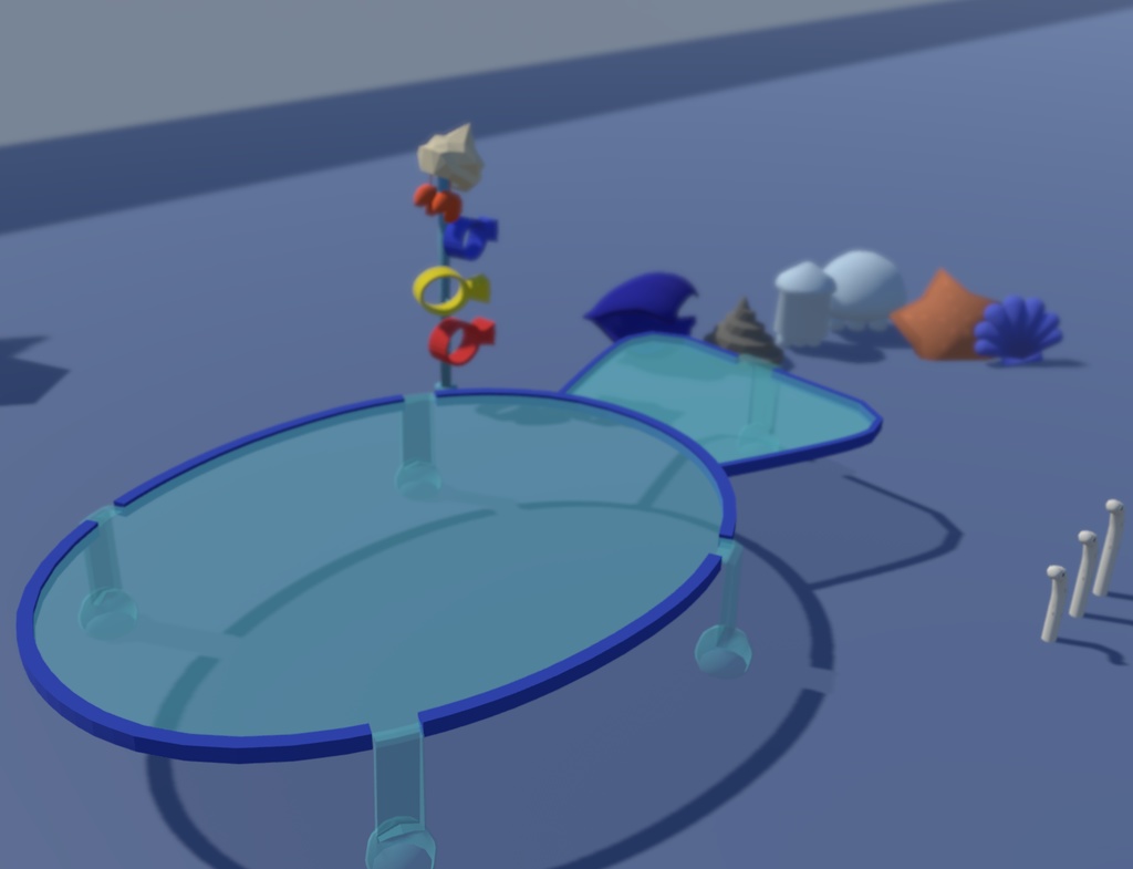 [3Dモデル]海のぬいぐるみセット