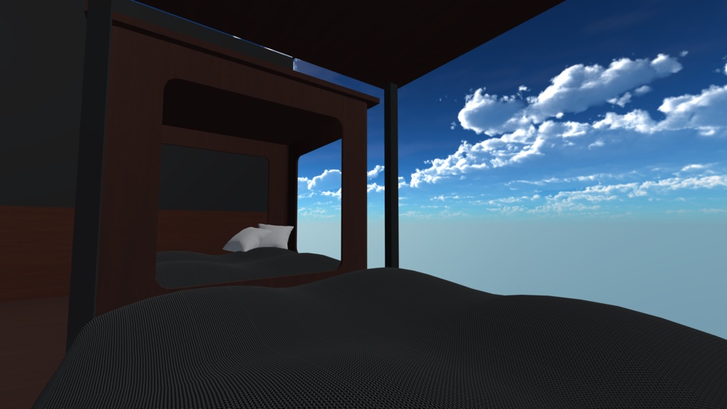 [VRC]SmallSquarebed - shira00 - BOOTH