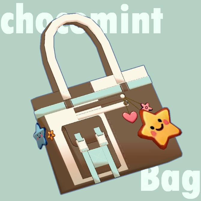 [VRC]chooop™-chocomint bag-