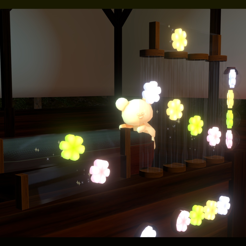 【Udonギミック】VRCフラワーシステム