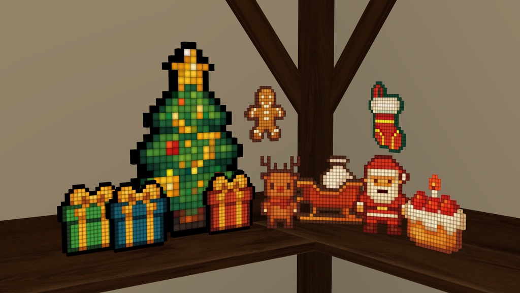 [VRC]クリスマスパネル🎄