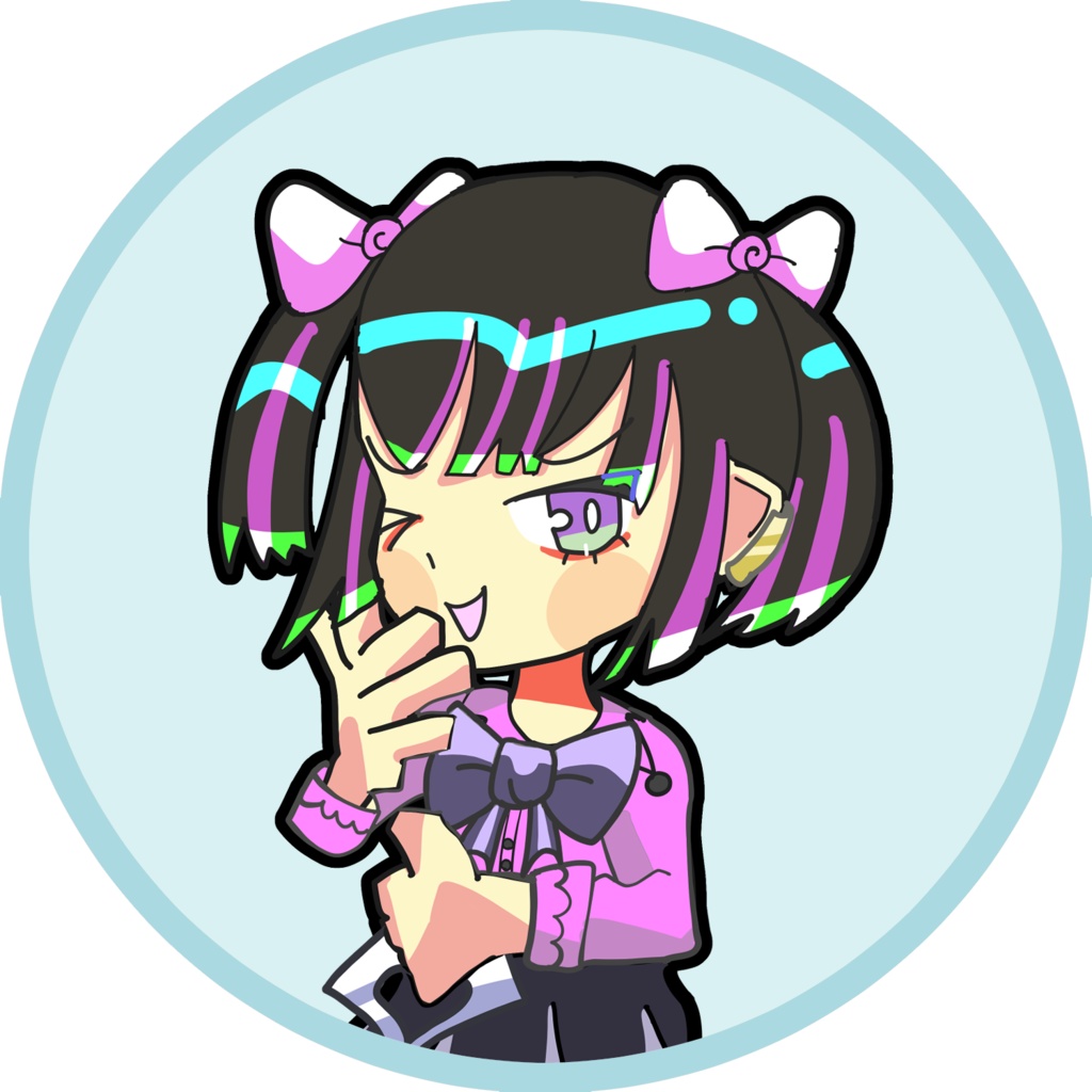 地雷系ちゃんアイコン7種類パック ©Nika(にか)2025