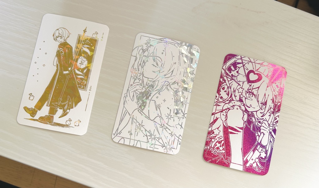 25.11.16 キラキラ箔カード