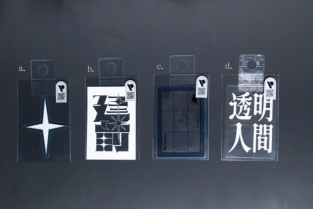 透明ステッカー