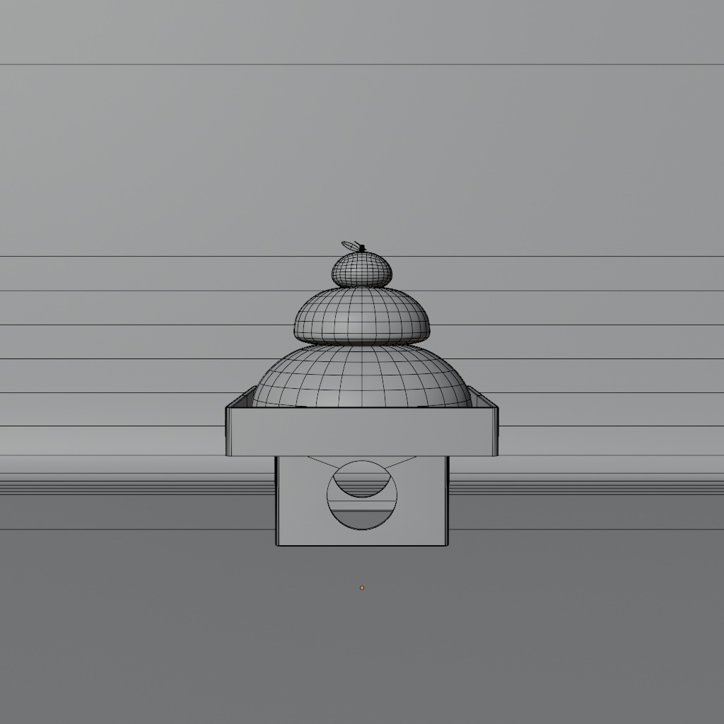 【Blender】【お正月シリーズ】Kawaii かがみもち【商用利用可能】