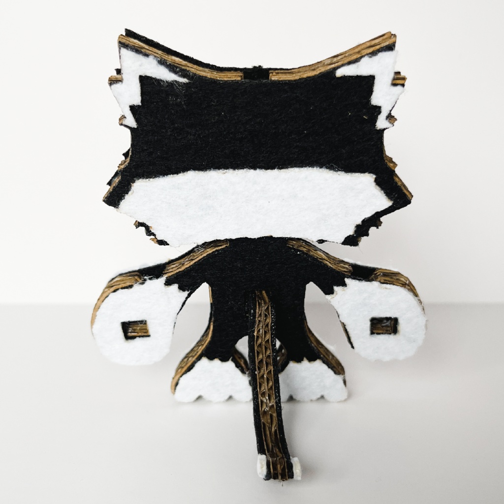 002. 冒険ねこ りゅうのすけ 組み立てキット 簡易パッケージ版