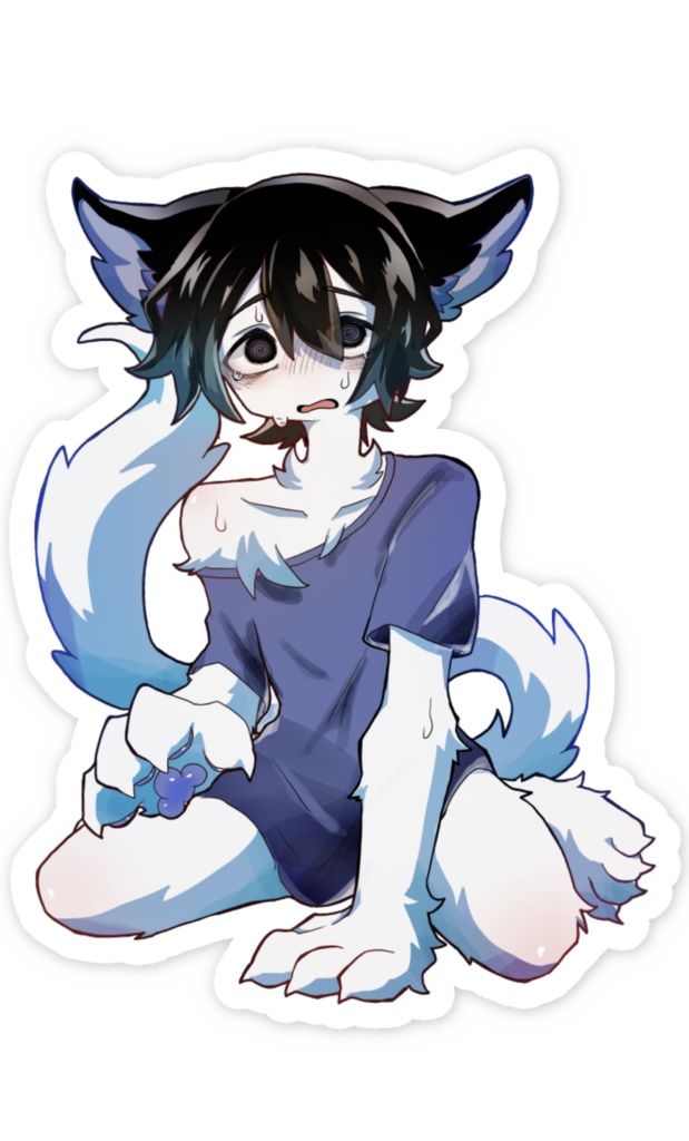 落ちぶれお兄ちゃん(26歳)ステッカー