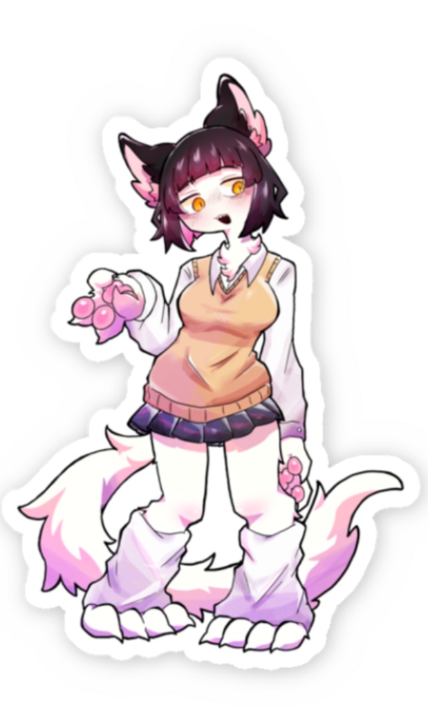 妹ちゃんステッカー