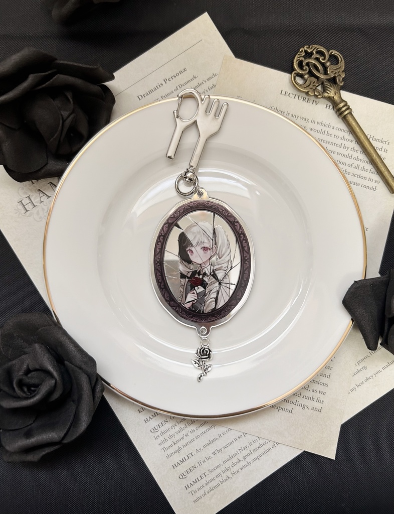 ミラーアクリルキーホルダー