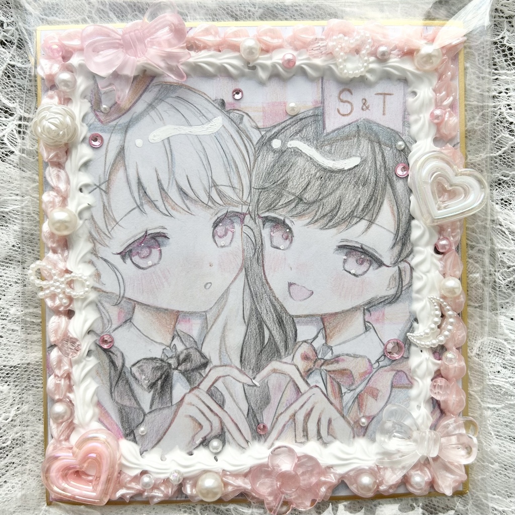 【一点限定】デコ色紙