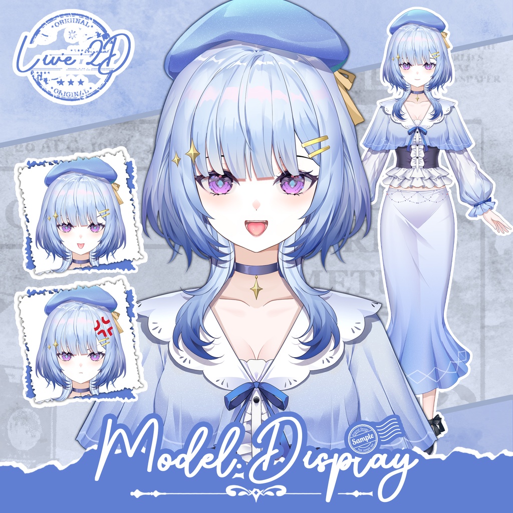 【Live2D】【VTS対応】クラゲの少女