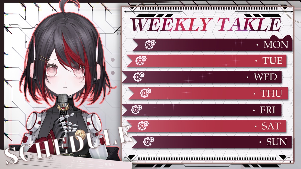 【Live2D】【VTS対応】付き添い型マシン少女