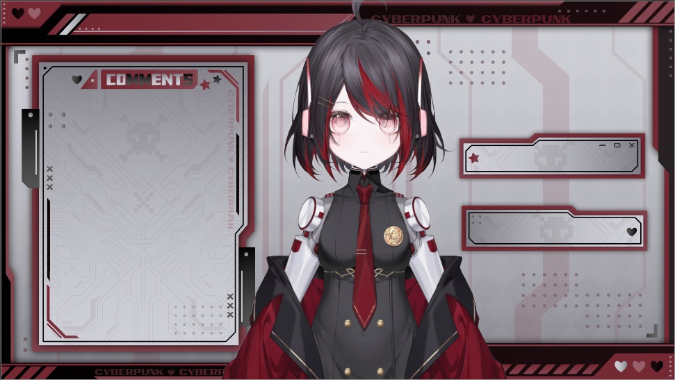 【Live2D】【VTS対応】付き添い型マシン少女