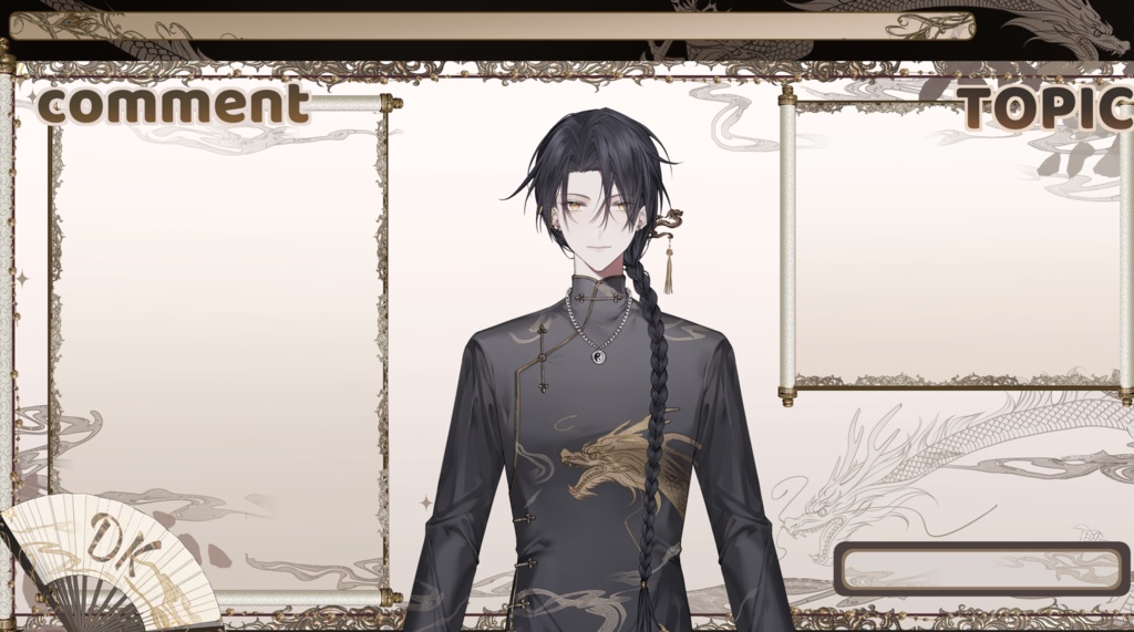 【Live2D】【VTS対応】古風な男