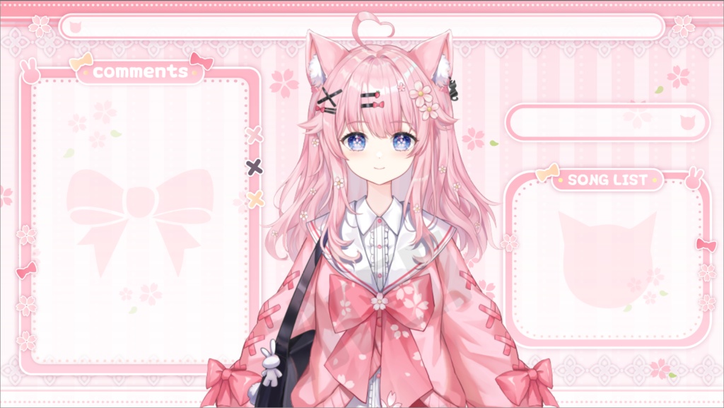 【Live2D】【VTS対応】萌え猫少女