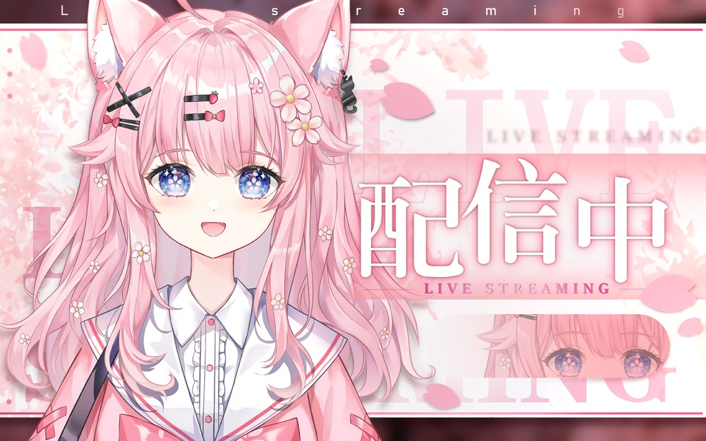 【Live2D】【VTS対応】萌え猫少女