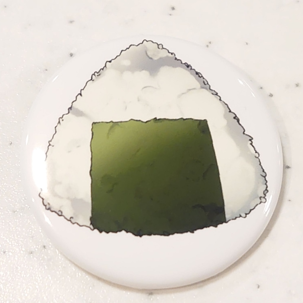 おにぎり　ミニ缶バッジ