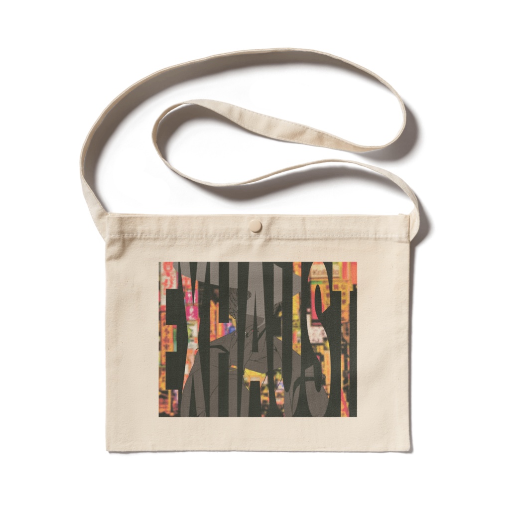 サコッシュショルダートート（ナチュラル、ブラック）