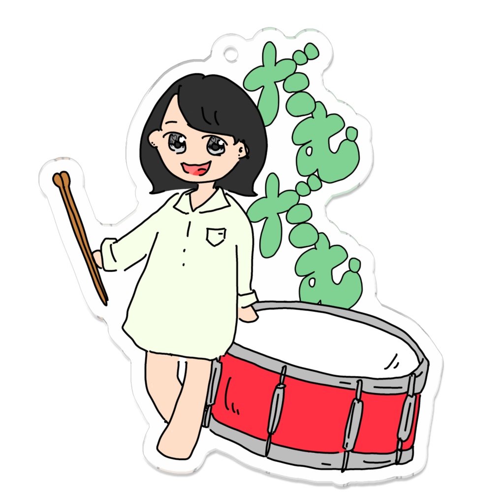 しきゆかだむだむアクキー