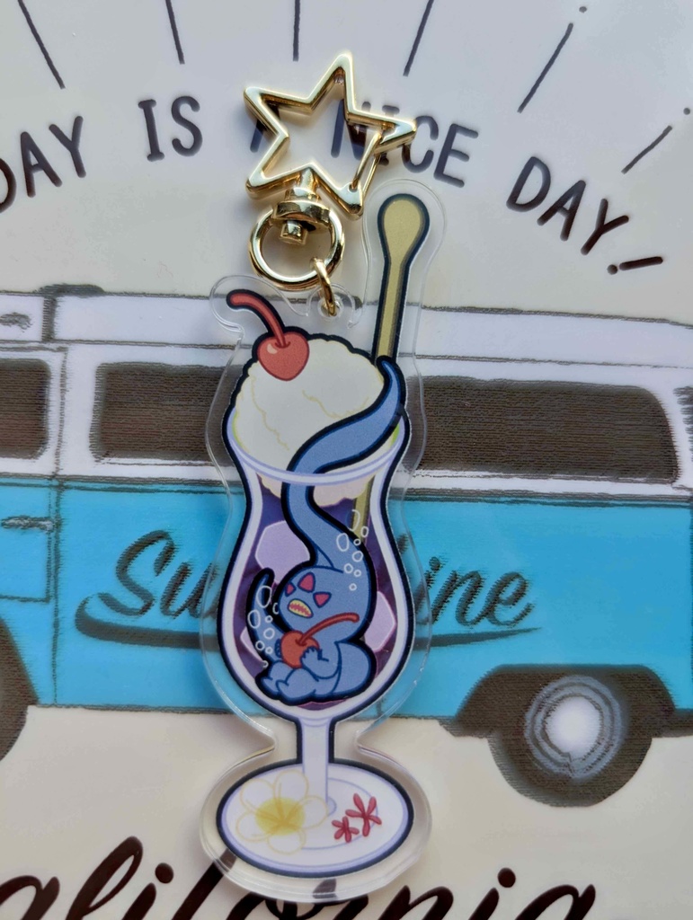 【邪神ソーダ】ニャルラトホテプのアクリルキーホルダー