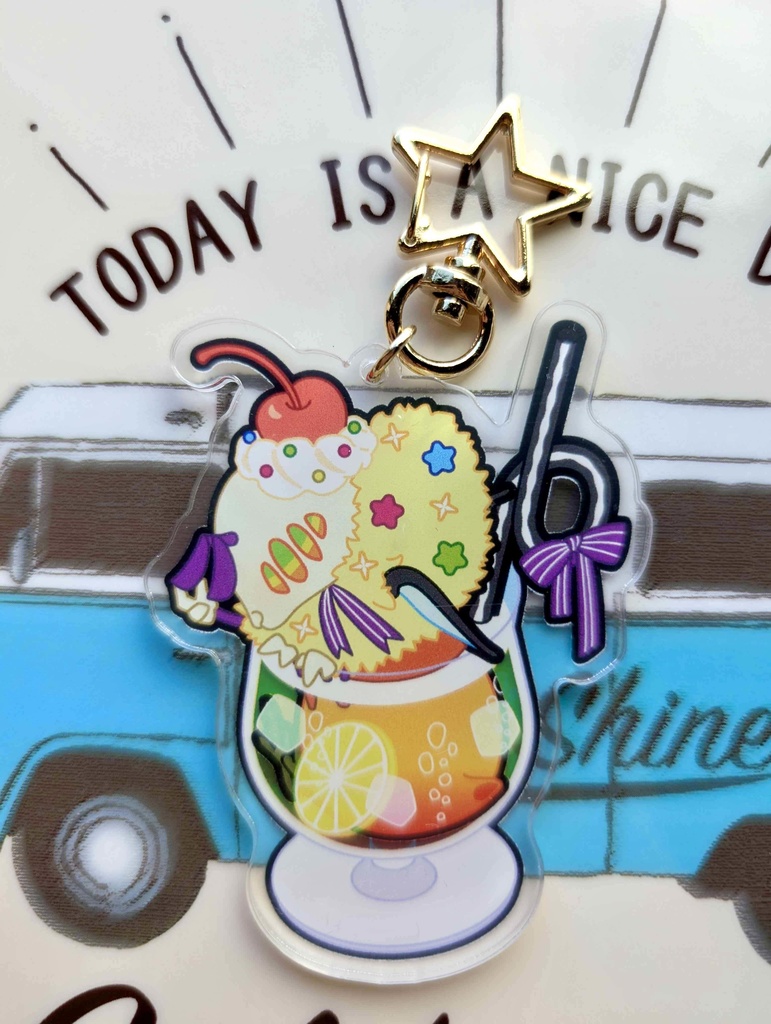 【邪神ソーダ】ビヤーキーのアクリルキーホルダー