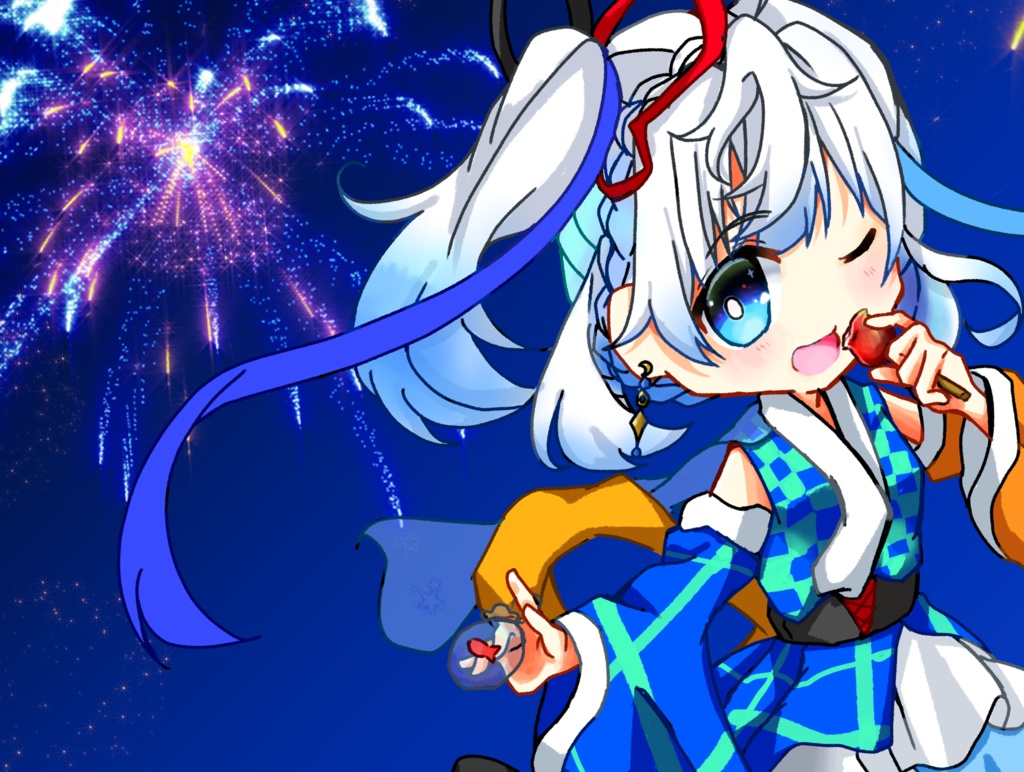 逢坂未来《Summer2020ver.》アクリルキーホルダー