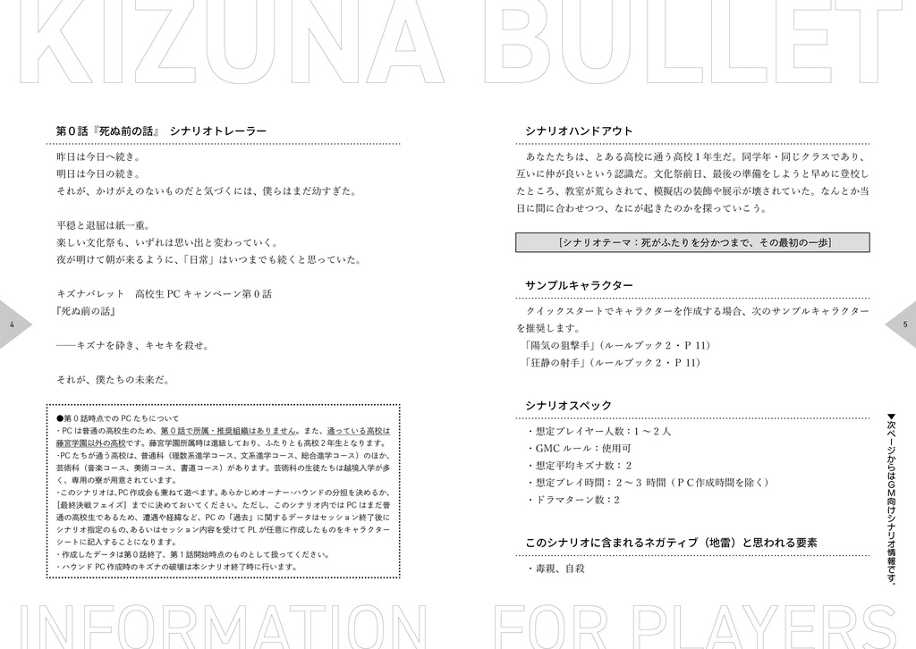 キズナバレットキャンペーンシナリオ『僕が奇跡を殺すまで』第0話