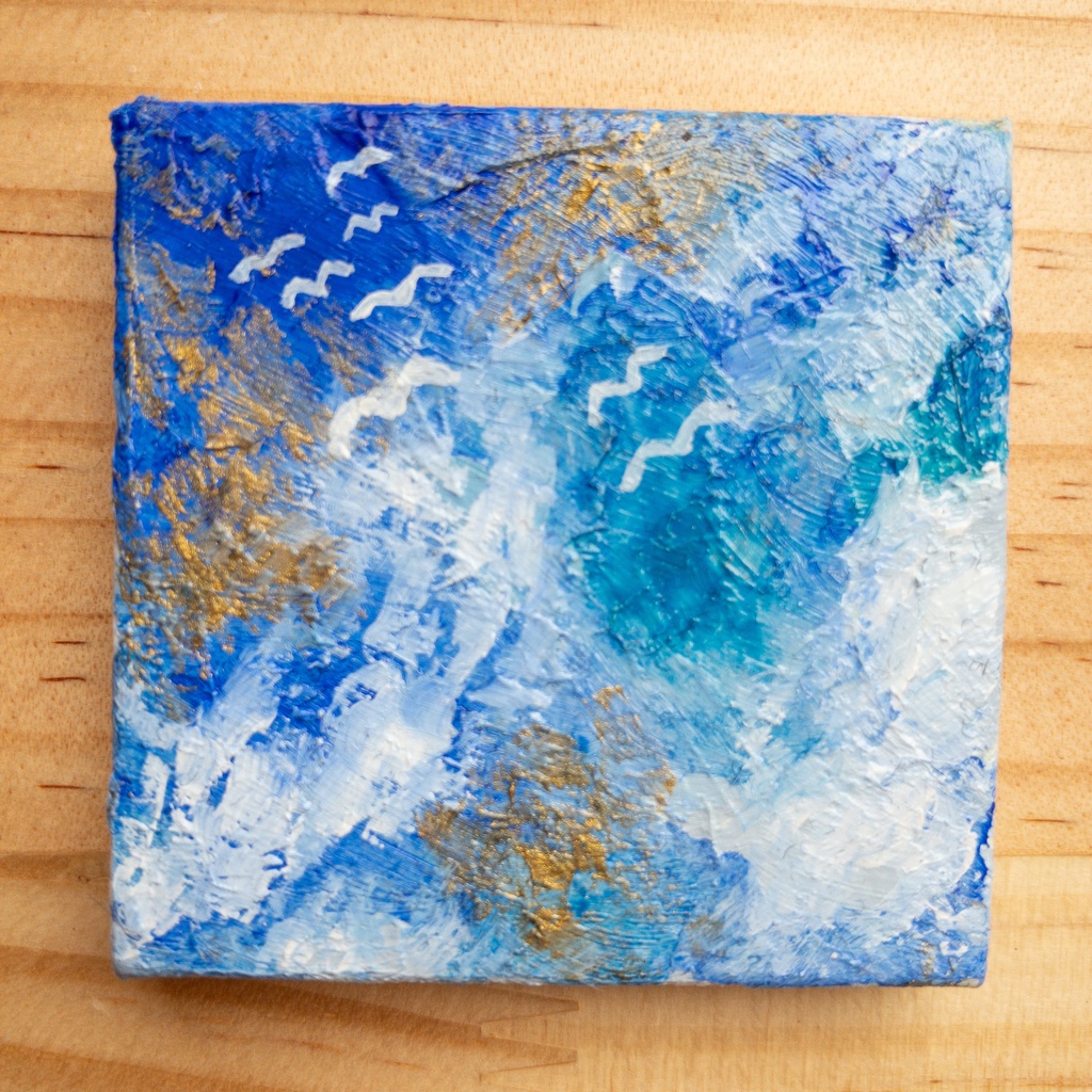 アートキャンバスマグネット「すみわたる」