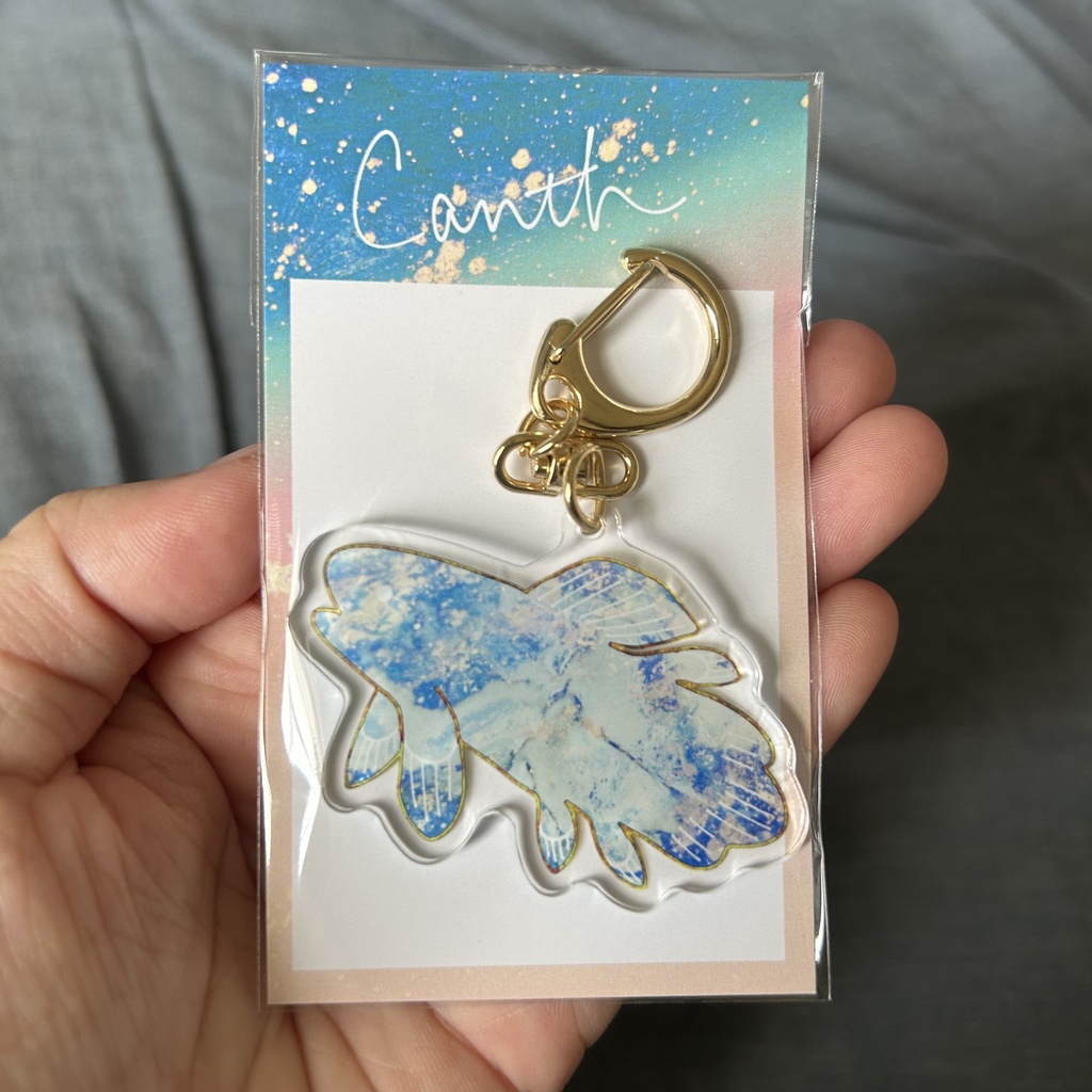 シーラカンスアクリルキーホルダー