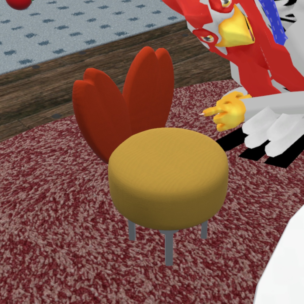 エビフライ リトルチェア【VRChat想定】