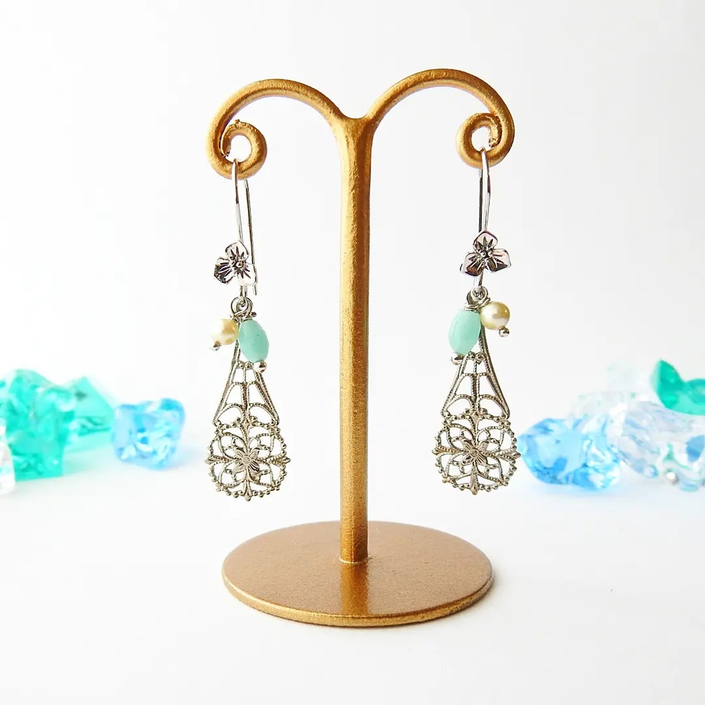 【SALE】フィリグリーの爽やかピアス