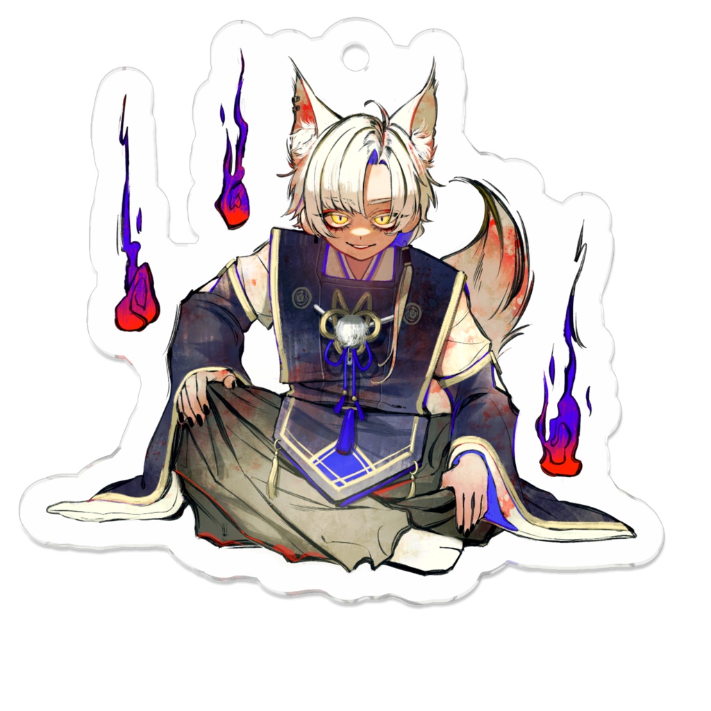胡太郎5周年_記念アクキー