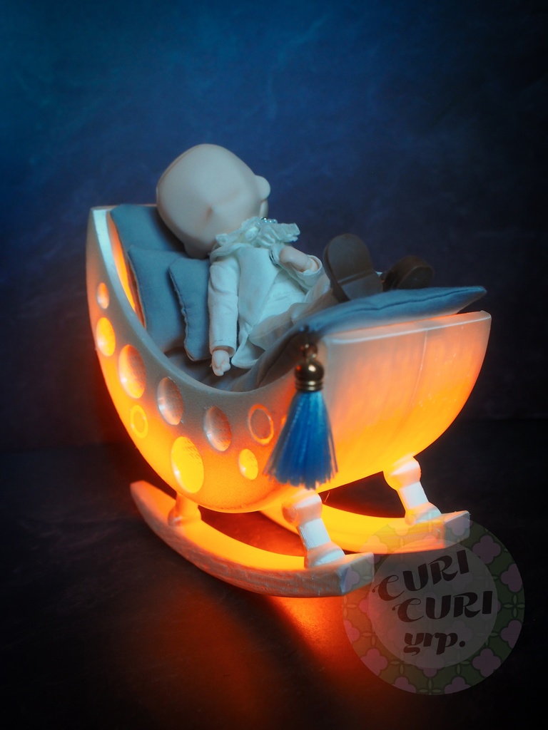 月のゆらゆらチェア(パールホワイト)