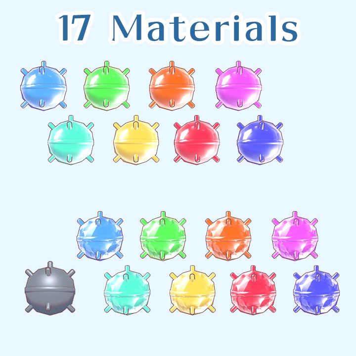 ぷかぷかシーボムふうせん【Matcap無料】
