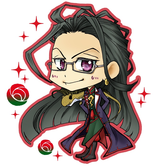 アクリルストラップ　梅九