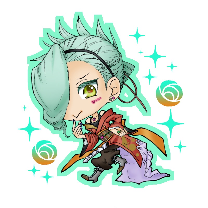 アクリルストラップ　ミゲル