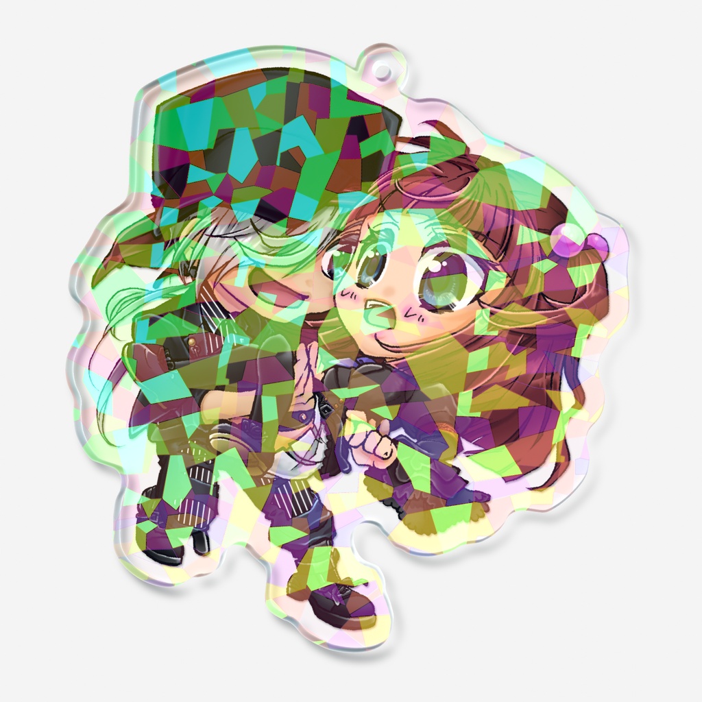 ホログラムアクリルキーホルダー 天縁
