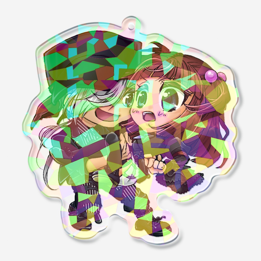 ホログラムアクリルキーホルダー 天縁